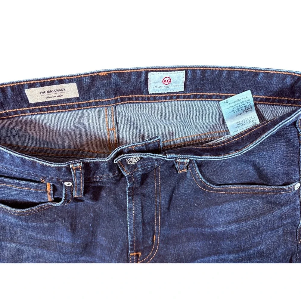 AG Adriano Goldschmied The Matchbox Slim‎ Straight Jeans Mens 31 Blue Everyday